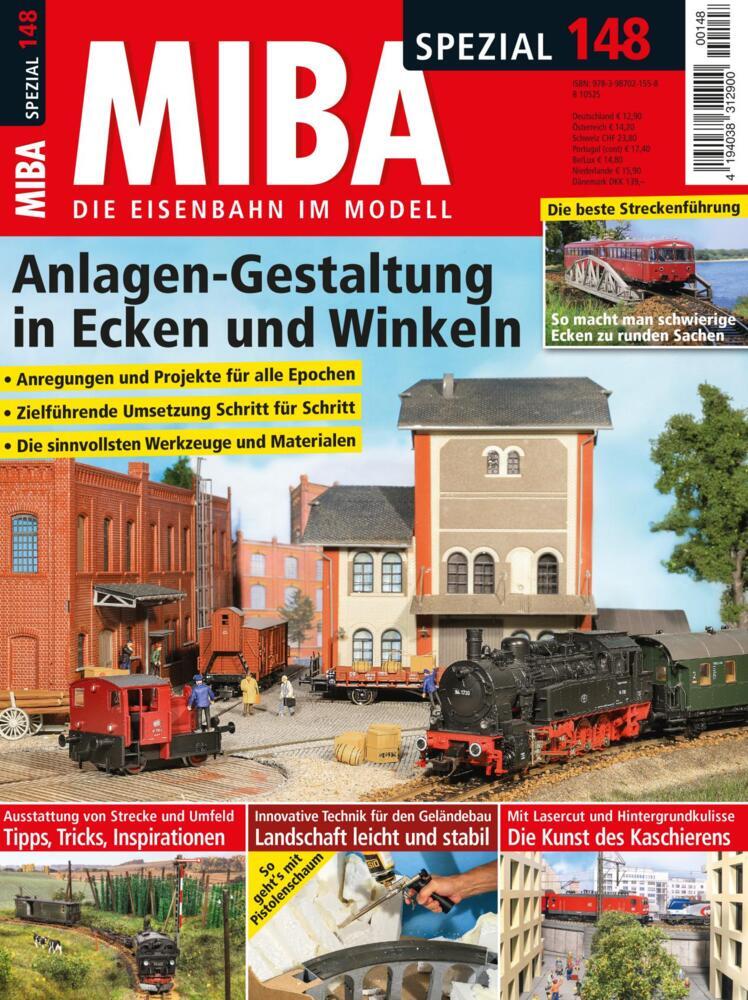 Cover: 9783987021558 | Anlagen-Gestaltung in Ecken und Winkeln | Miba Spezial 148 - 2024