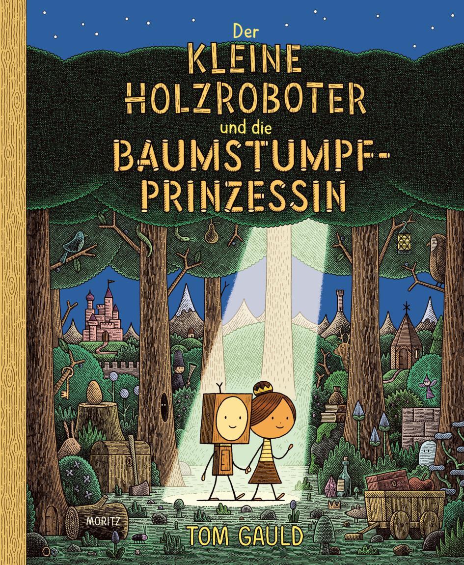 Cover: 9783895654305 | Der kleine Holzroboter und die Baumstumpfprinzessin | Tom Gauld | Buch