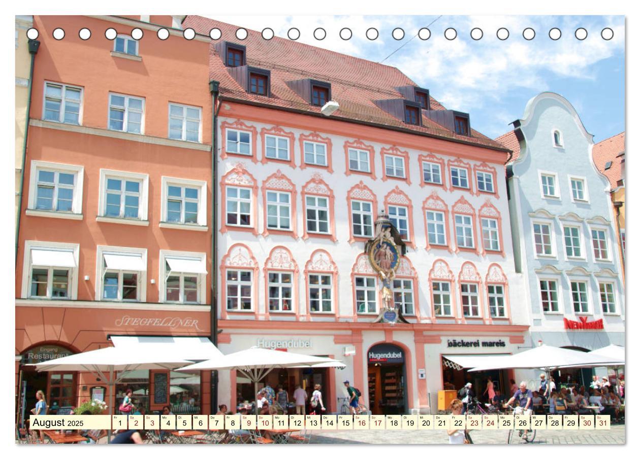 Bild: 9783435210787 | Unterwegs in Landshut (Tischkalender 2025 DIN A5 quer), CALVENDO...