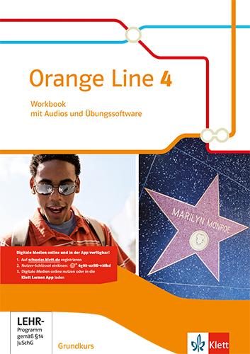 Cover: 9783125481848 | Orange Line 4. Workbook mit Audios und Übungssoftware. Grundkurs....