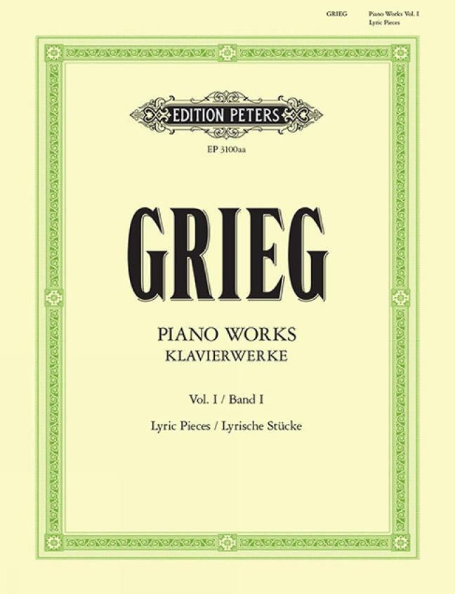 Cover: 9790014107406 | Klavierwerke - Band 1: Lyrische Stücke - Hefte 1 - 10 / URTEXT | Grieg