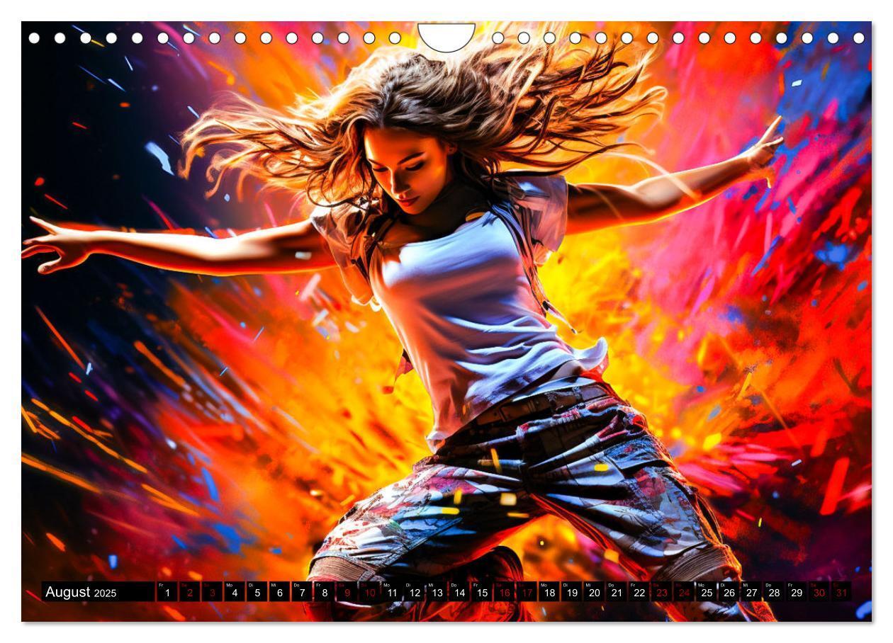 Bild: 9783383851858 | Color Dance Art (Wandkalender 2025 DIN A4 quer), CALVENDO...