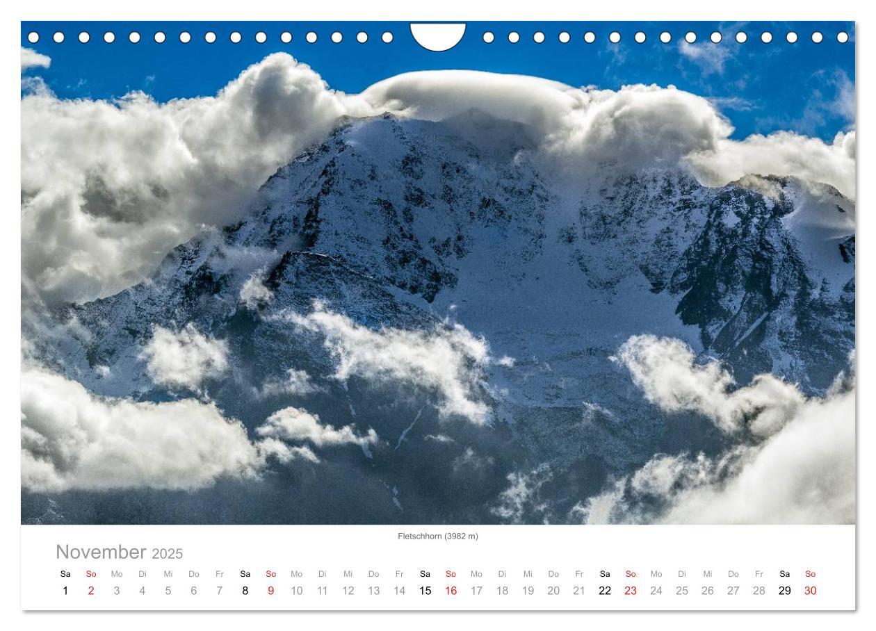 Bild: 9783435498574 | Walliser Alpen ¿ Europas »kleiner« Himalaya (Wandkalender 2025 DIN...