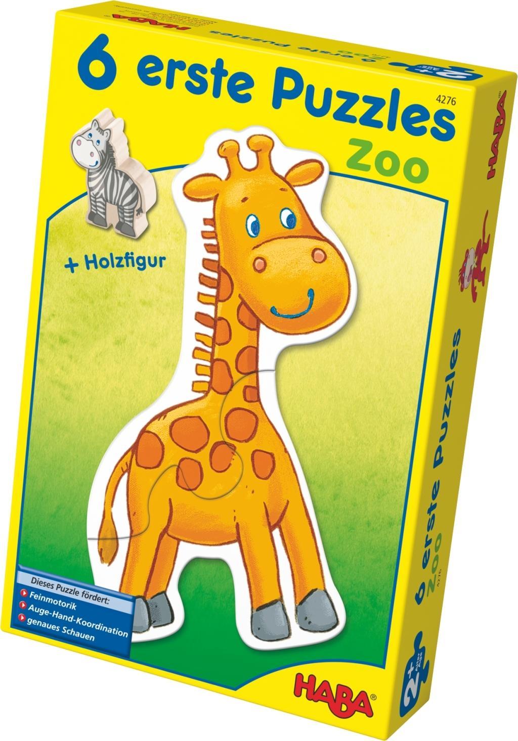 Cover: 4010168042763 | 6 erste Puzzles - Zoo | Spiel | 1004276001 | Deutsch | 2013 | HABA