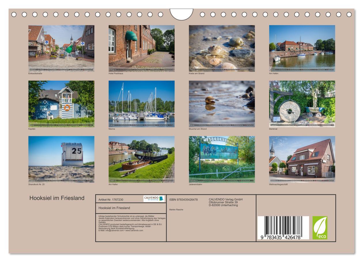 Bild: 9783435426478 | Hooksiel im Friesland (Wandkalender 2025 DIN A4 quer), CALVENDO...