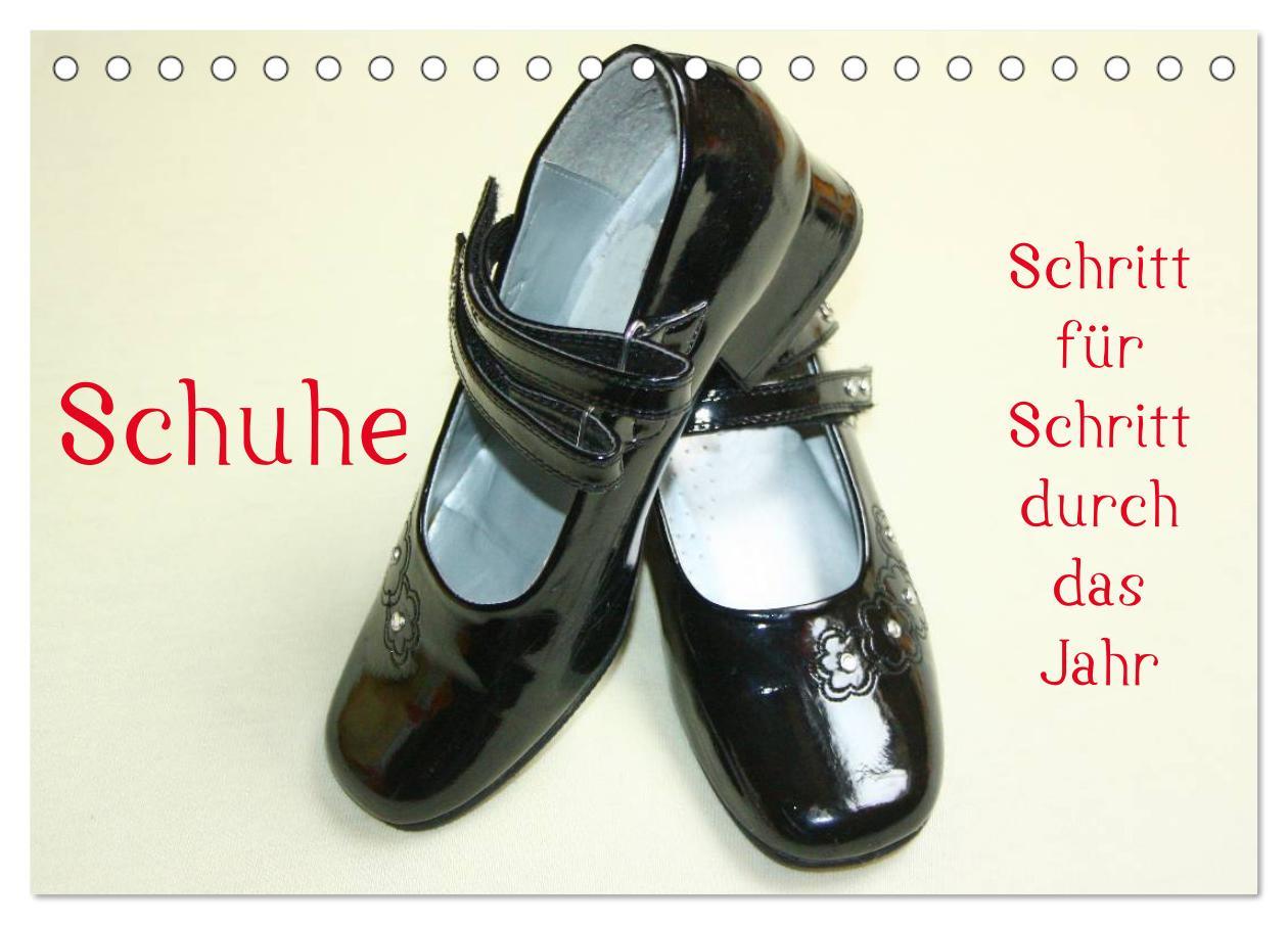 Cover: 9783435641741 | Schuhe - Schritt für Schritt durch das Jahr (Tischkalender 2025 DIN...