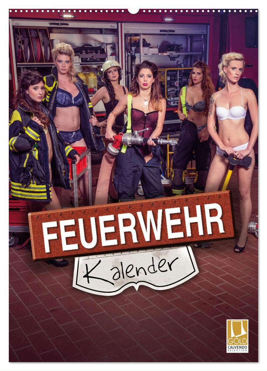 Cover: 9783457058015 | Feuerwehrkalender 2025 (Wandkalender 2025 DIN A2 hoch), CALVENDO...