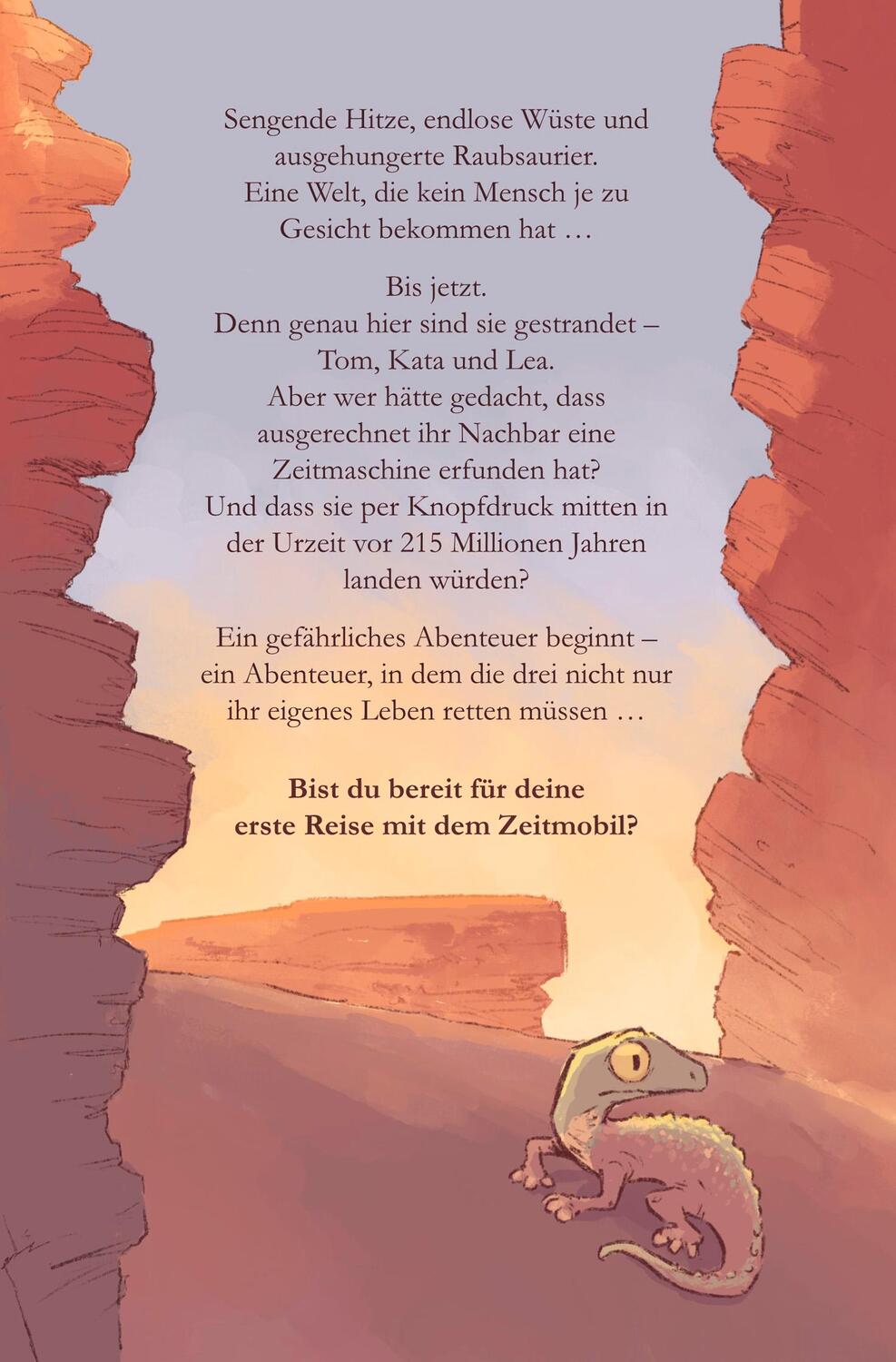 Rückseite: 9783910511088 | Das Zeitmobil - Gefangen in der Urzeit | Meike Adelmann | Taschenbuch