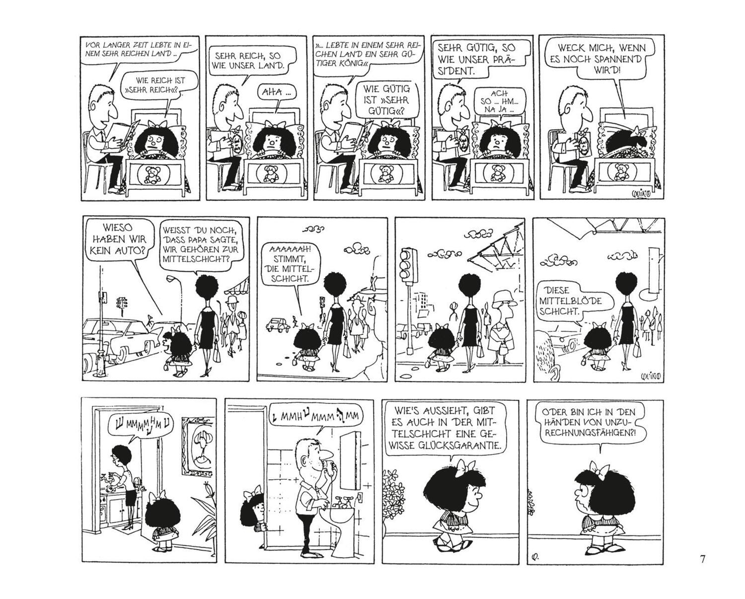 Bild: 9783551793164 | 60 Jahre Mafalda | Eine Auswahl der besten Comicstrips | Quino | Buch