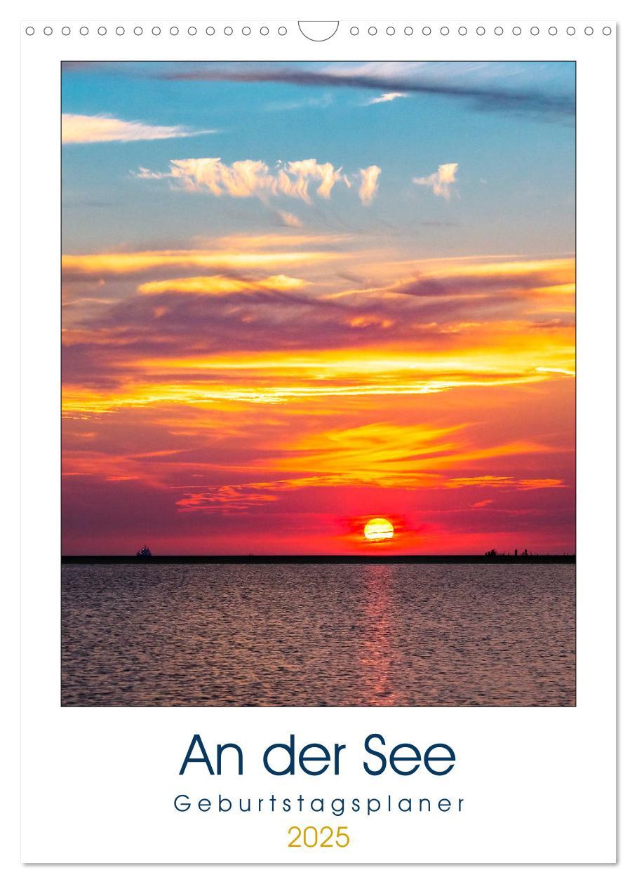 Cover: 9783435982363 | An der See Geburtstagsplaner (Wandkalender 2025 DIN A3 hoch),...