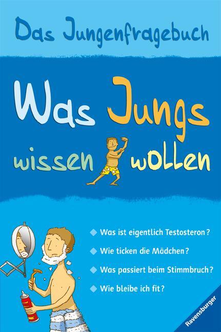 Cover: 9783473551439 | Was Jungs wissen wollen | Das Jungenfragebuch | Alex Frith | Buch