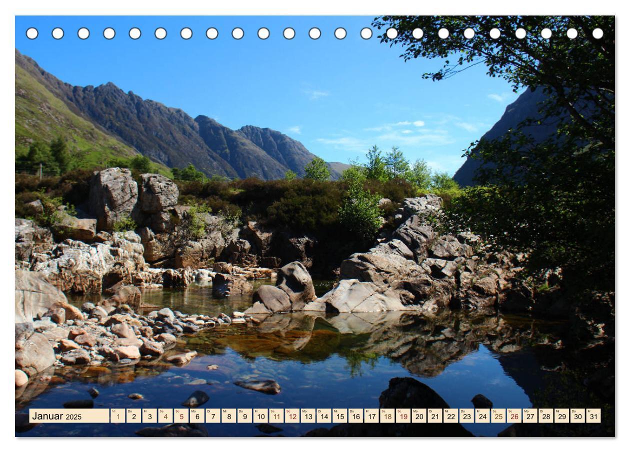 Bild: 9783435420377 | Glen Coe (Tischkalender 2025 DIN A5 quer), CALVENDO Monatskalender