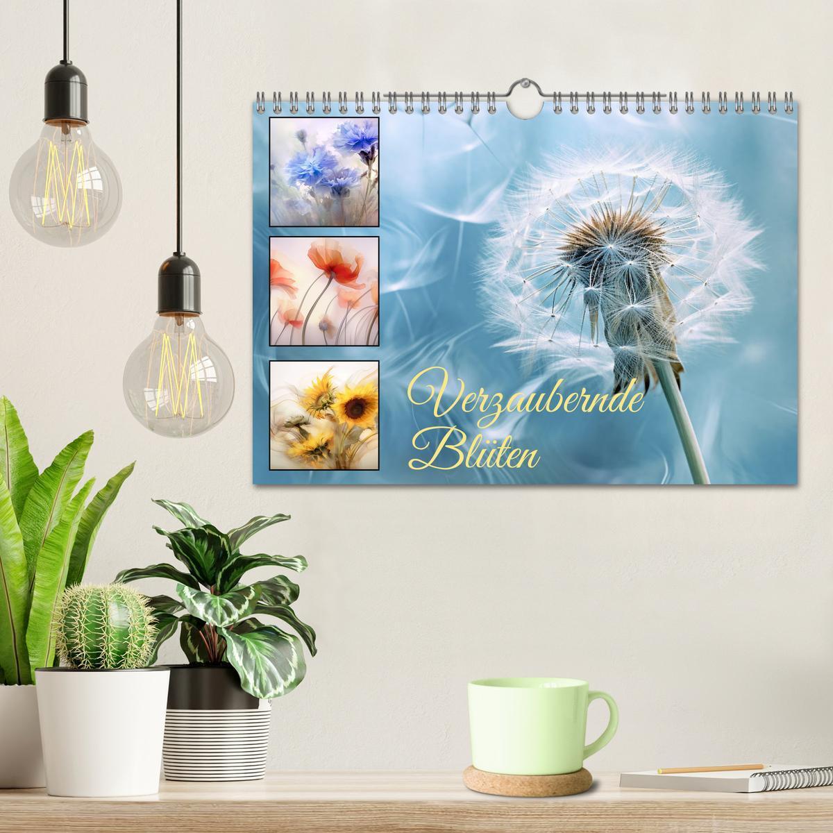 Bild: 9783383859212 | Verzaubernde Blüten (Wandkalender 2025 DIN A4 quer), CALVENDO...