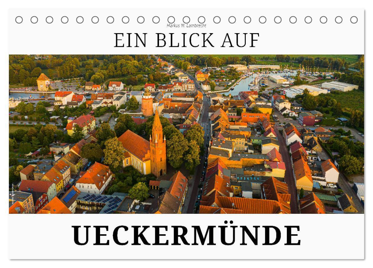 Cover: 9783383874864 | Ein Blick auf Ueckermünde (Tischkalender 2025 DIN A5 quer),...