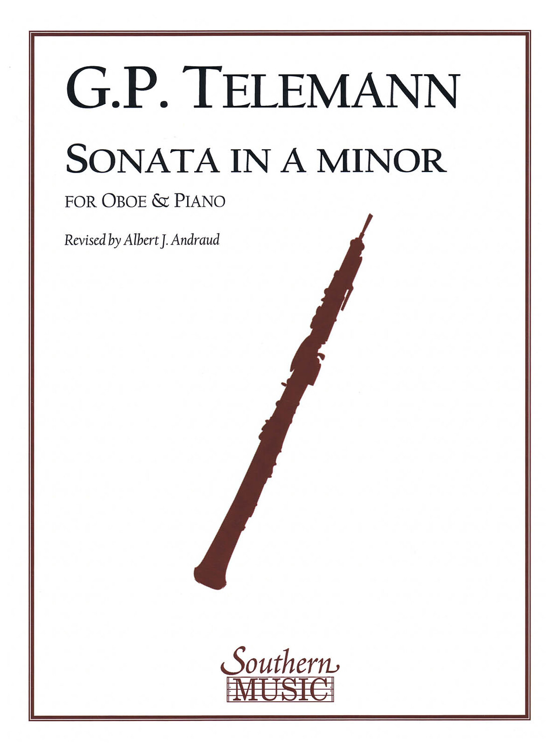 Cover: 884088737467 | Sonata in A Minor | Georg Philipp Telemann | Southern Music | Buch