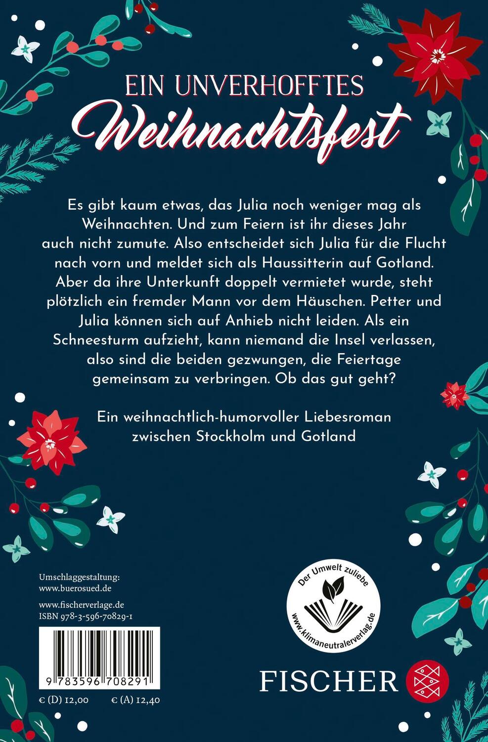 Rückseite: 9783596708291 | Ein Fest zum Verlieben | Eine schwedische Weihnachtsgeschichte | Buch