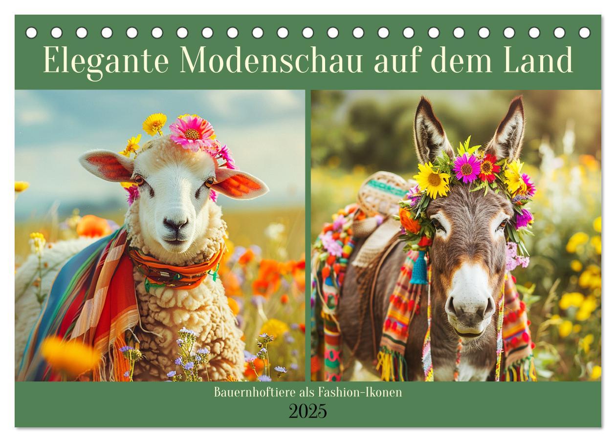 Cover: 9783435249381 | Elegante Modenschau auf dem Land. Bauernhoftiere als Fashion-Ikonen...