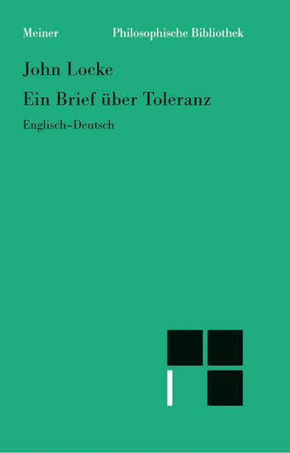 Cover: 9783787311439 | Ein Brief über Toleranz | John Locke | Taschenbuch | LXIV | Deutsch