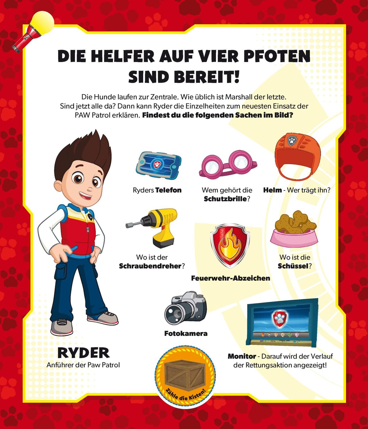 Bild: 9783849928100 | PAW Patrol Mein Taschenlampenbuch | Buch | PAW Patrol | Spiralbindung