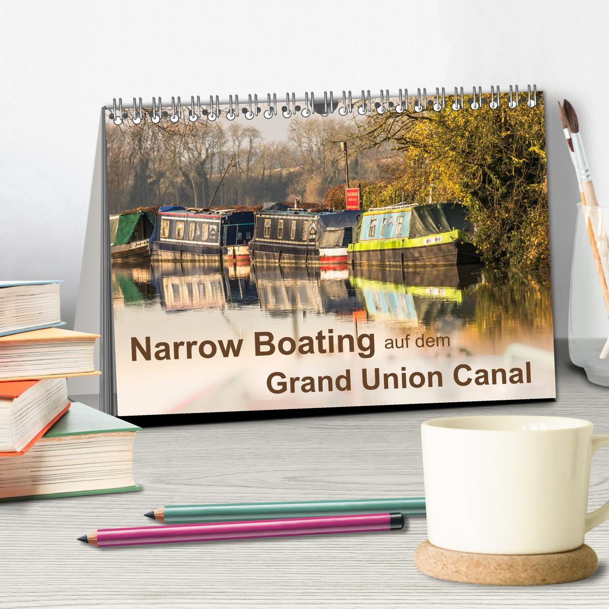 Bild: 9783435360154 | Narrow Boating auf dem Grand Union Canal (Tischkalender 2025 DIN A5...