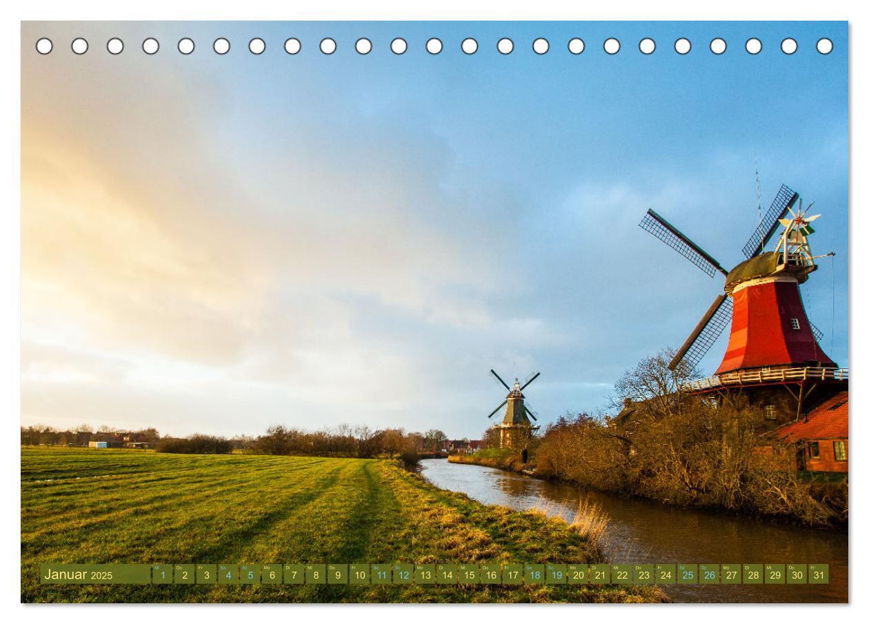 Bild: 9783435035236 | Mein Land, Ostfriesland (Tischkalender 2025 DIN A5 quer), CALVENDO...