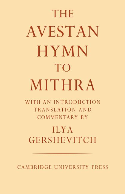 Cover: 9780521052269 | The Avestan Hymn to Mithra | Ilya Gershevitch | Taschenbuch | Englisch