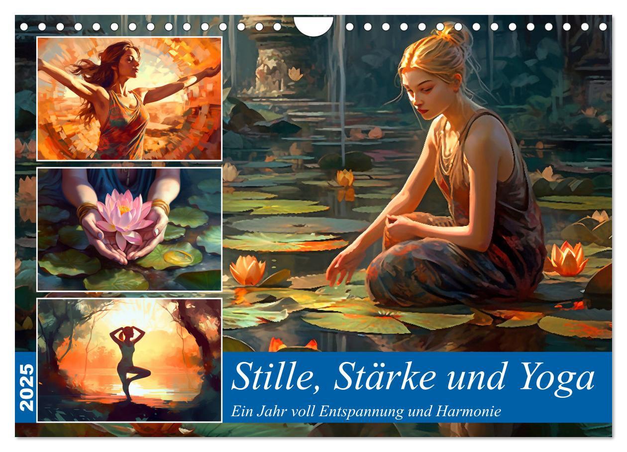 Cover: 9783383866562 | Stille, Stärke und Yoga (Wandkalender 2025 DIN A4 quer), CALVENDO...