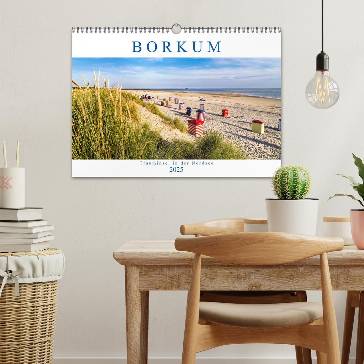 Bild: 9783435349883 | BORKUM Trauminsel in der Nordsee (Wandkalender 2025 DIN A3 quer),...