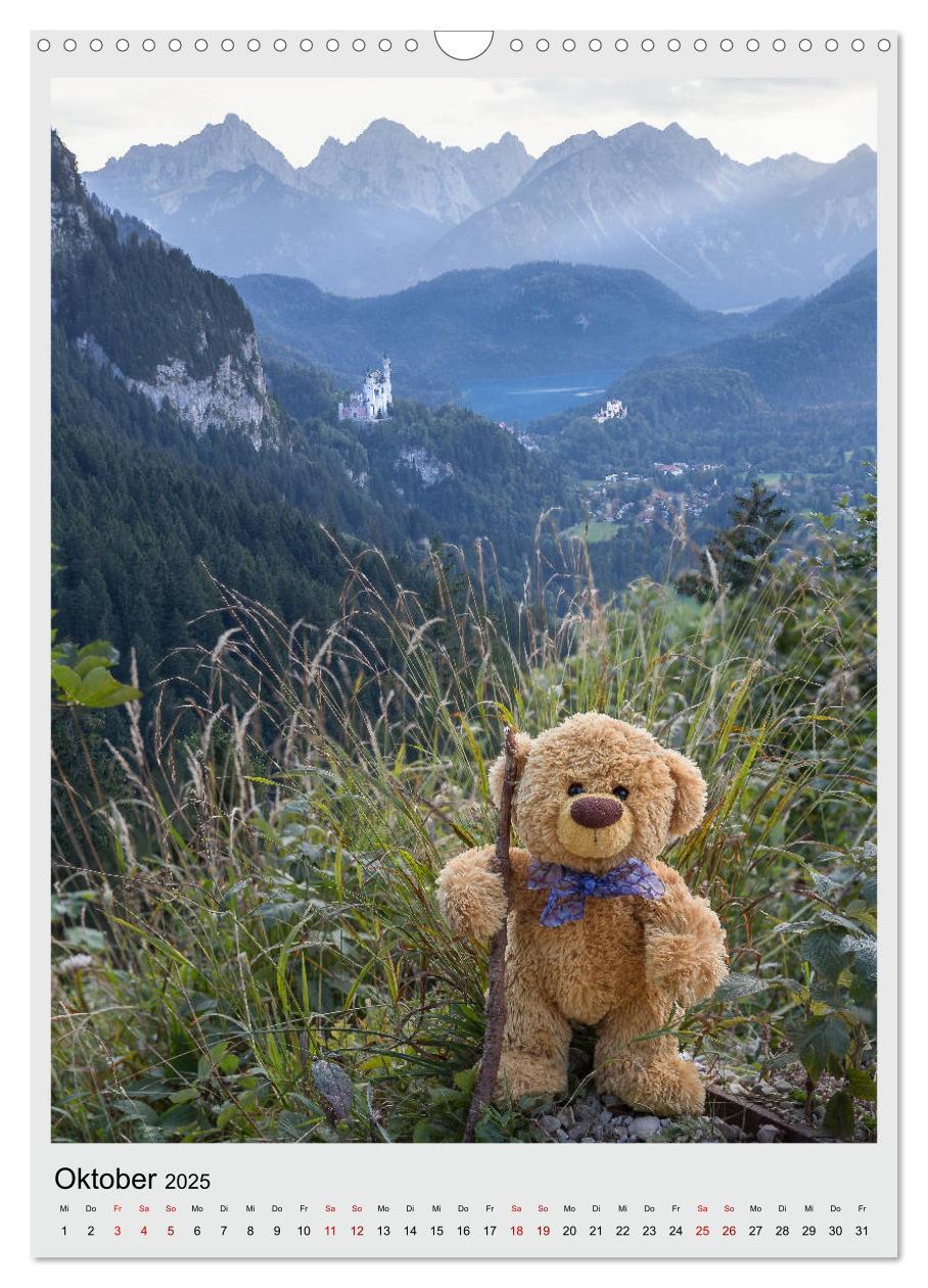 Bild: 9783435984961 | Travelling Teddy in Europa (Wandkalender 2025 DIN A3 hoch),...