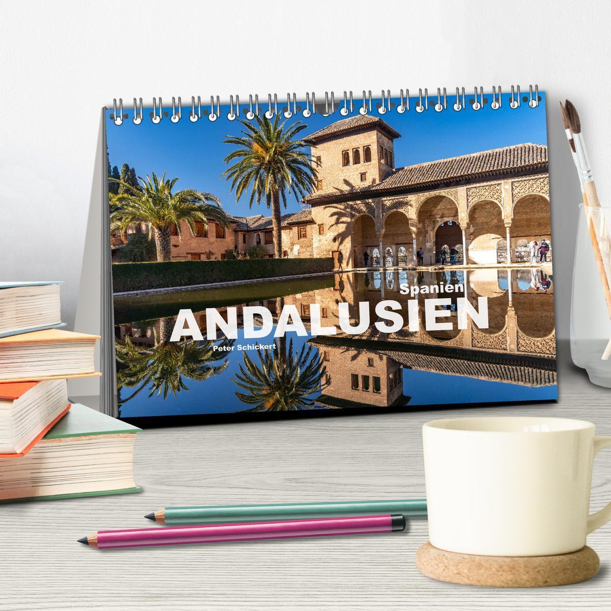 Bild: 9783383763182 | Spanien - Andalusien (Tischkalender 2025 DIN A5 quer), CALVENDO...