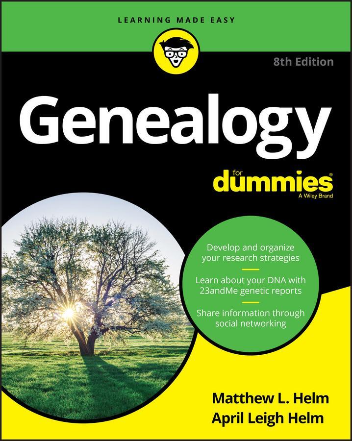 Cover: 9781119411963 | Genealogy For Dummies | April Leigh Helm (u. a.) | Taschenbuch | 2017