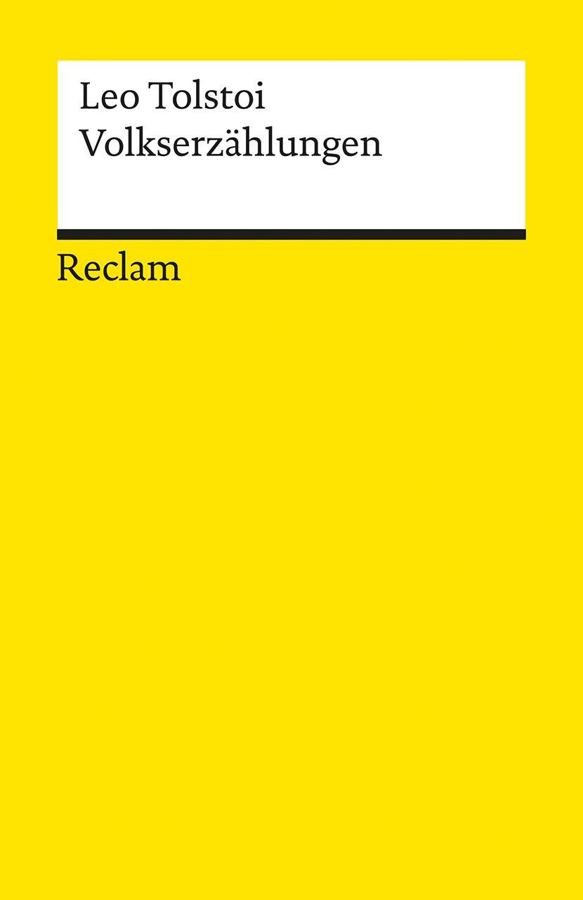 Cover: 9783150025567 | Volkserzählungen und Legenden | Leo Tolstoi | Taschenbuch | Deutsch