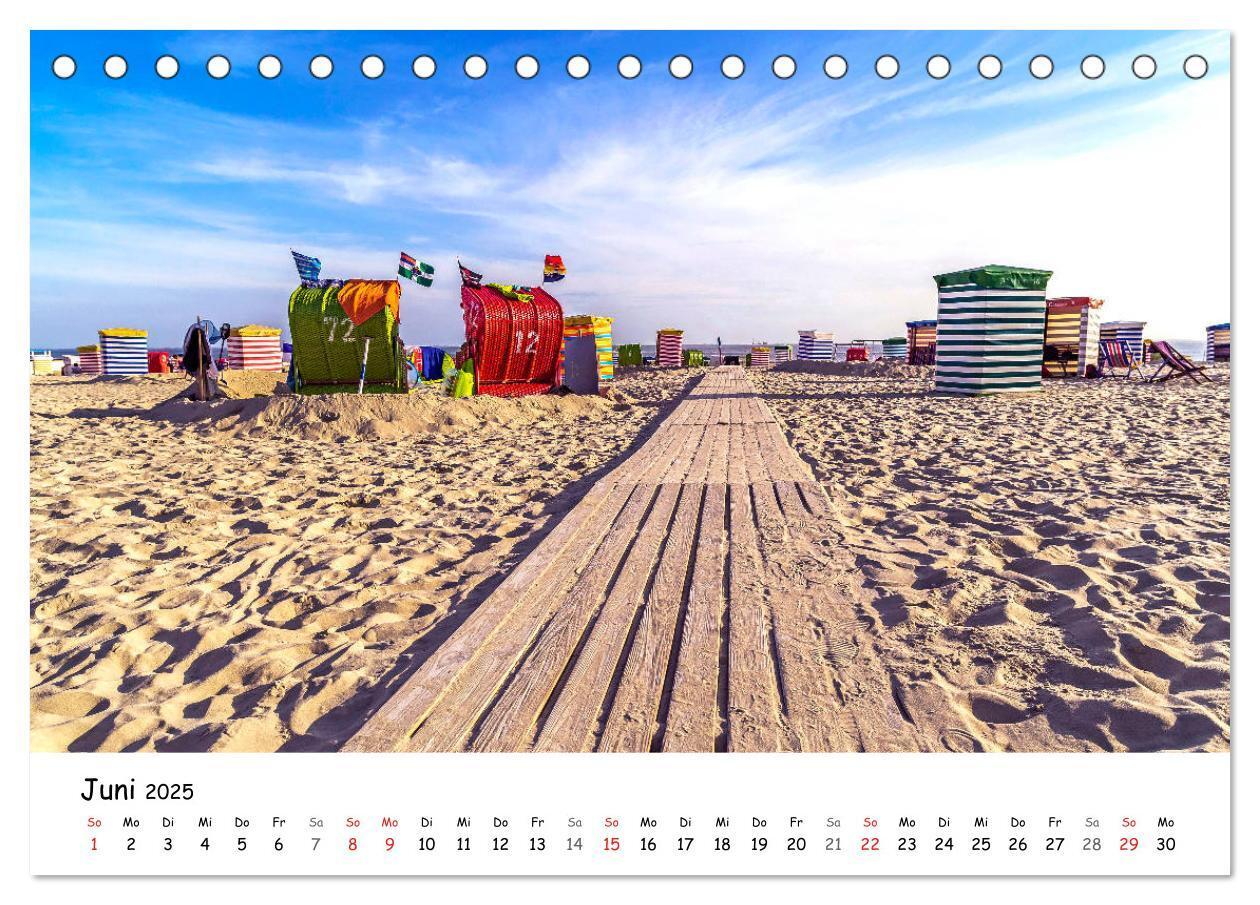 Bild: 9783435491629 | Borkum, bezaubernde Nordseeinsel (Tischkalender 2025 DIN A5 quer),...