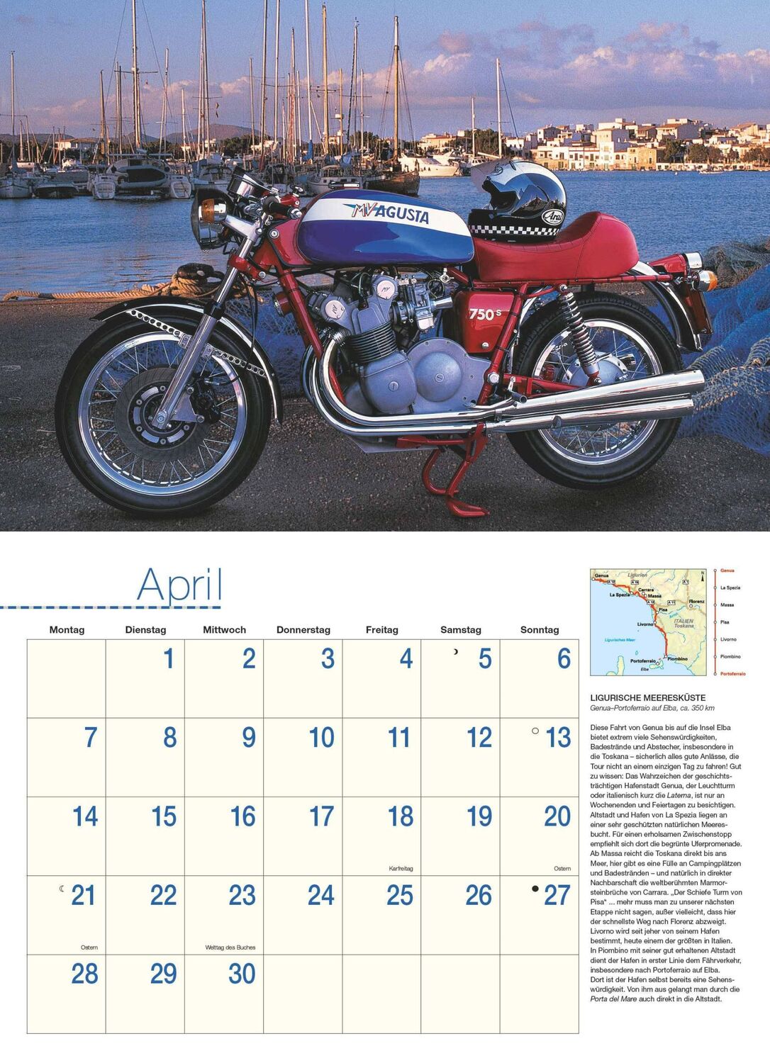 Bild: 4250809652863 | Motorräder &amp; Routen 2025 - Broschürenkalender - mit...