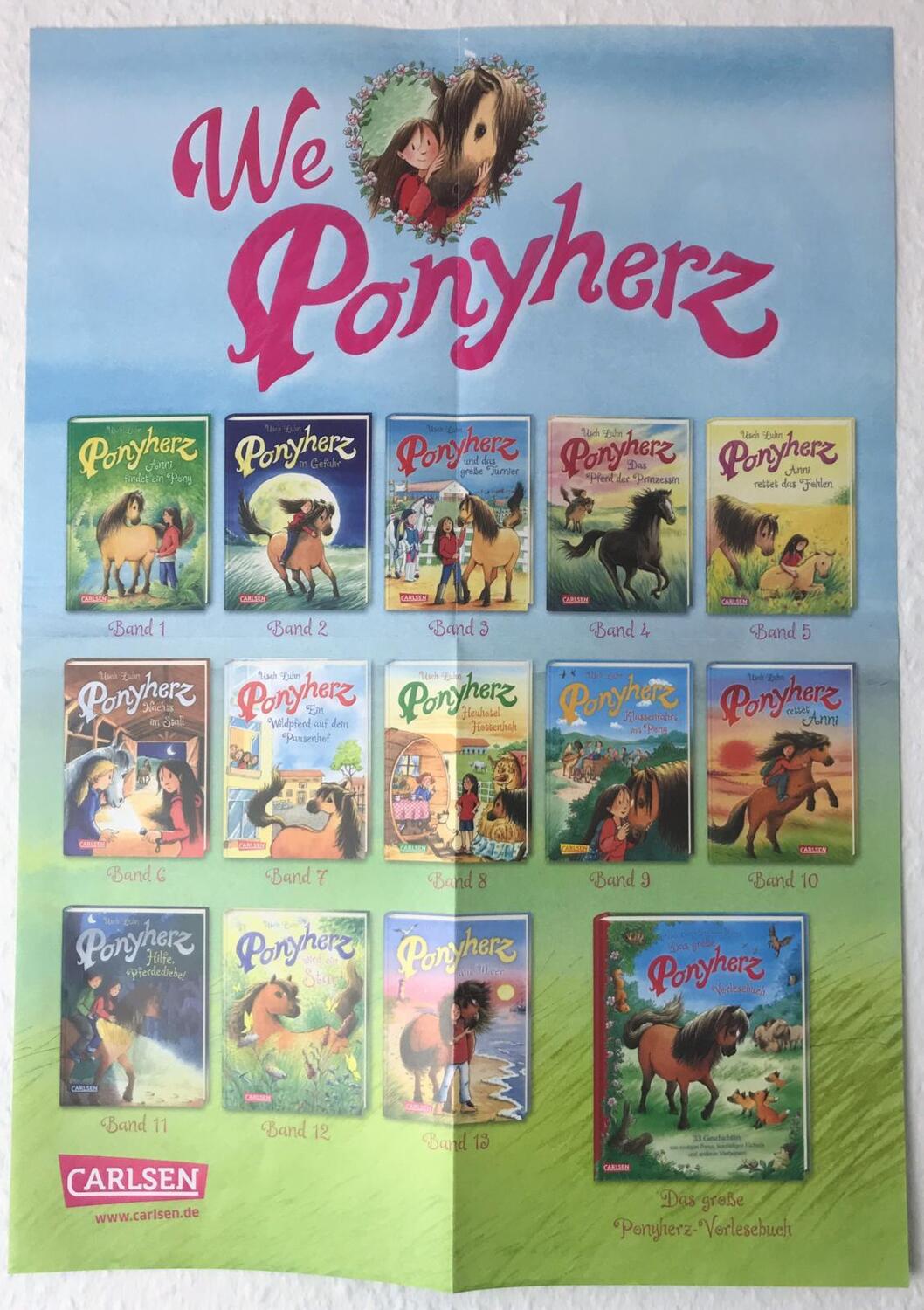 Bild: 9783551650177 | Das große Ponyherz-Vorlesebuch - 33 Geschichten von mutigen Ponys,...