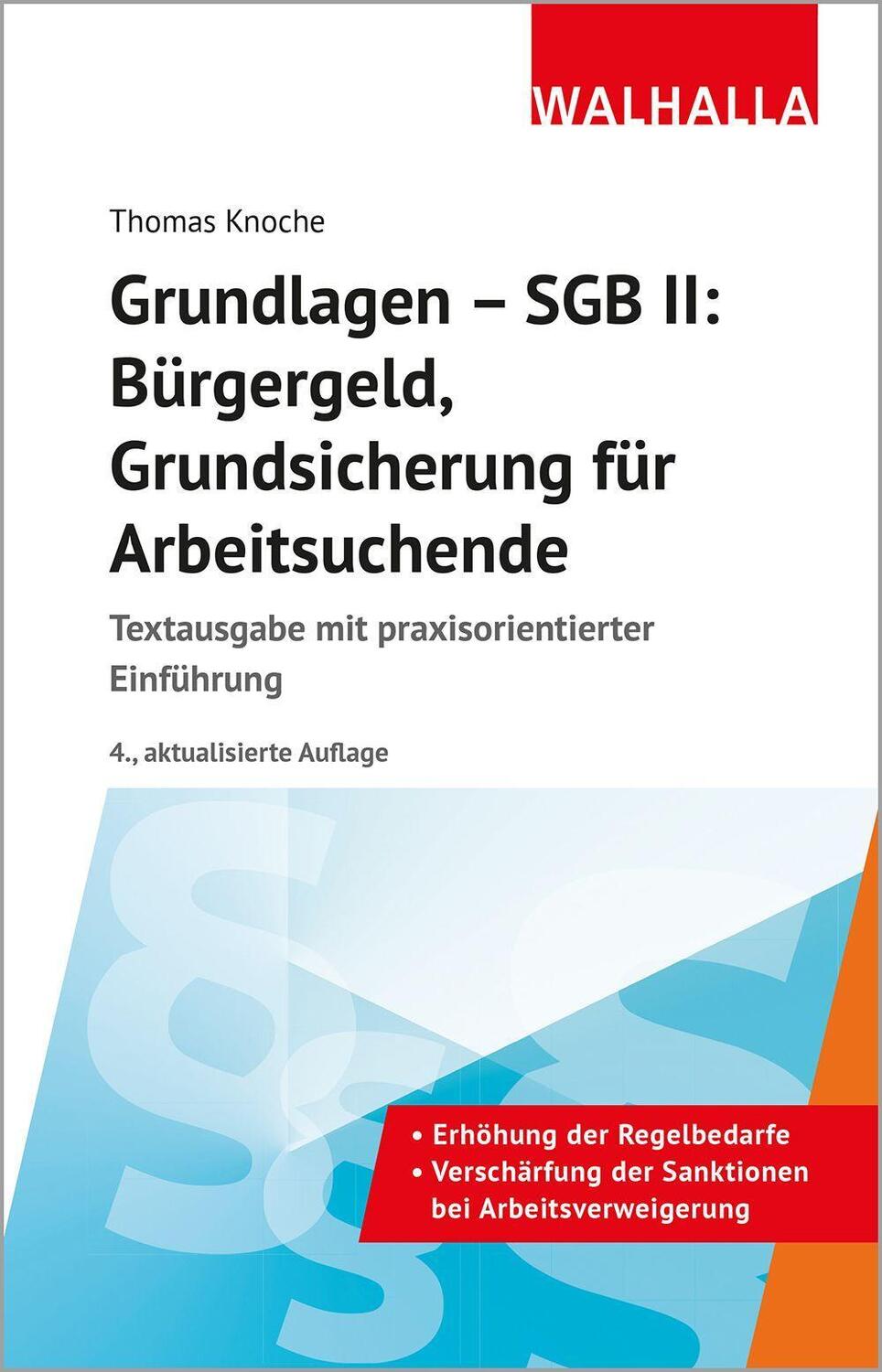 Cover: 9783802972423 | Grundlagen - SGB II: Bürgergeld, Grundsicherung für Arbeitsuchende