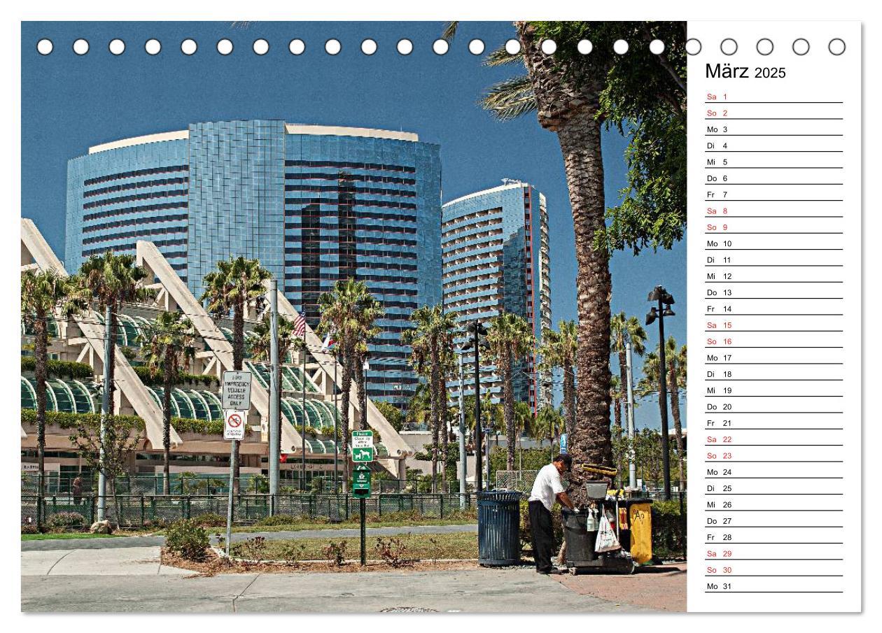 Bild: 9783435520503 | San Diego (Tischkalender 2025 DIN A5 quer), CALVENDO Monatskalender