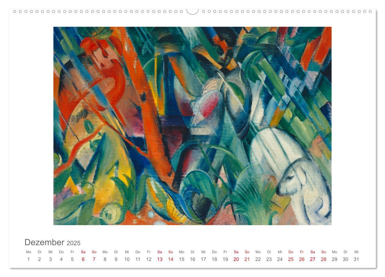 Bild: 9783435324033 | Franz Marc 2025 (Wandkalender 2025 DIN A2 quer), CALVENDO...