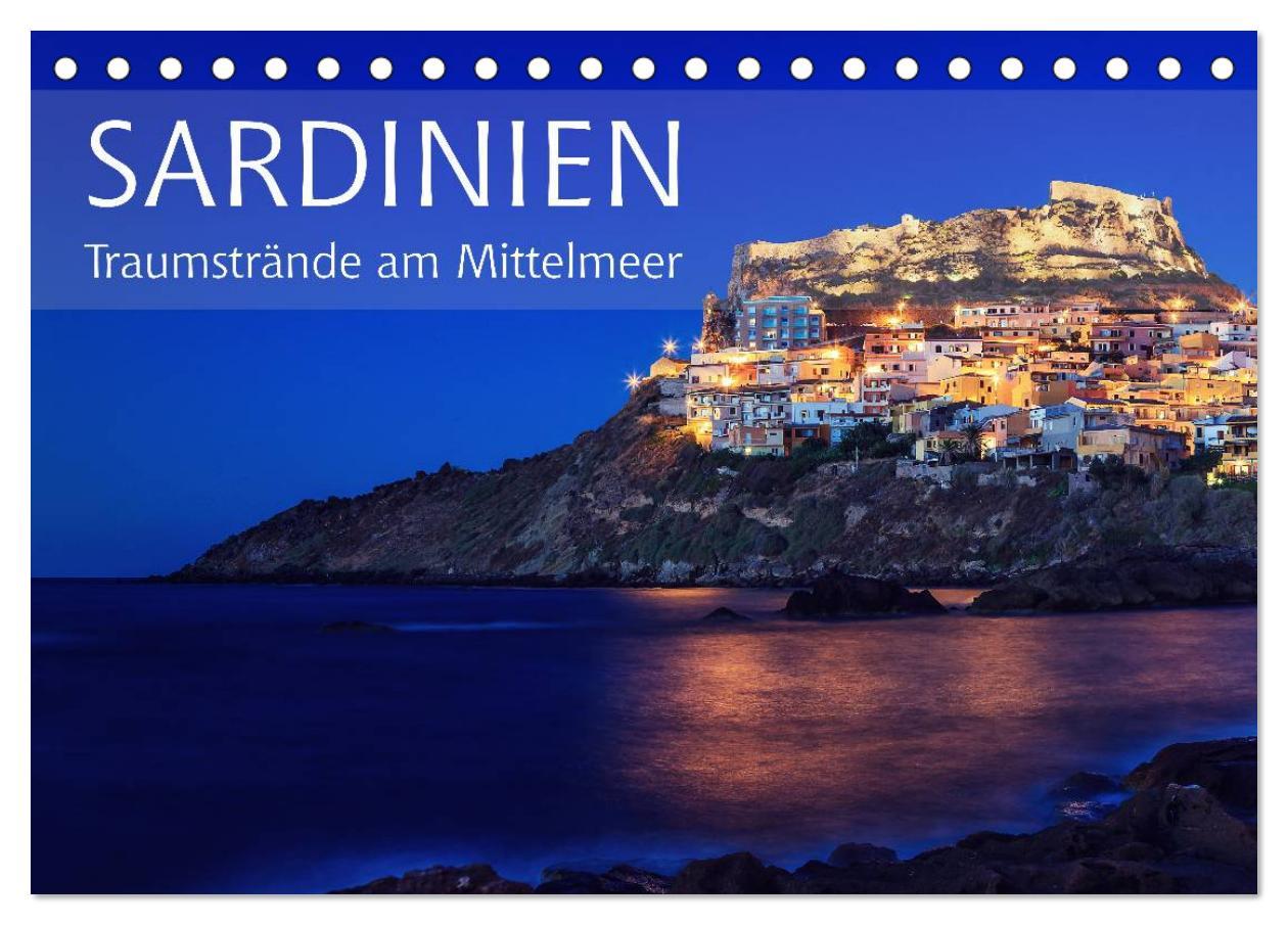 Cover: 9783435503278 | Sardinien - Traumstrände am Mittelmeer (Tischkalender 2025 DIN A5...