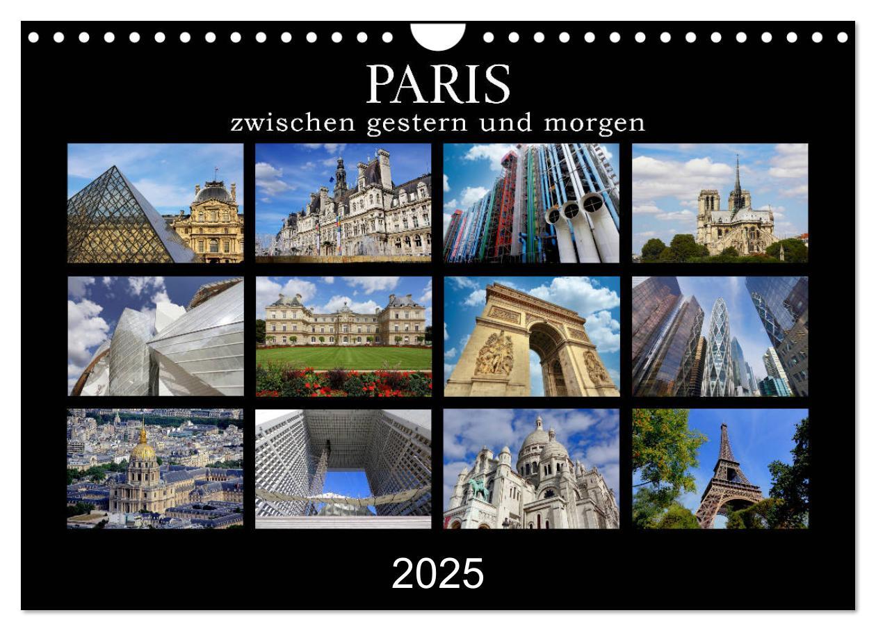 Cover: 9783435263103 | Paris - zwischen gestern und morgen (Wandkalender 2025 DIN A4...