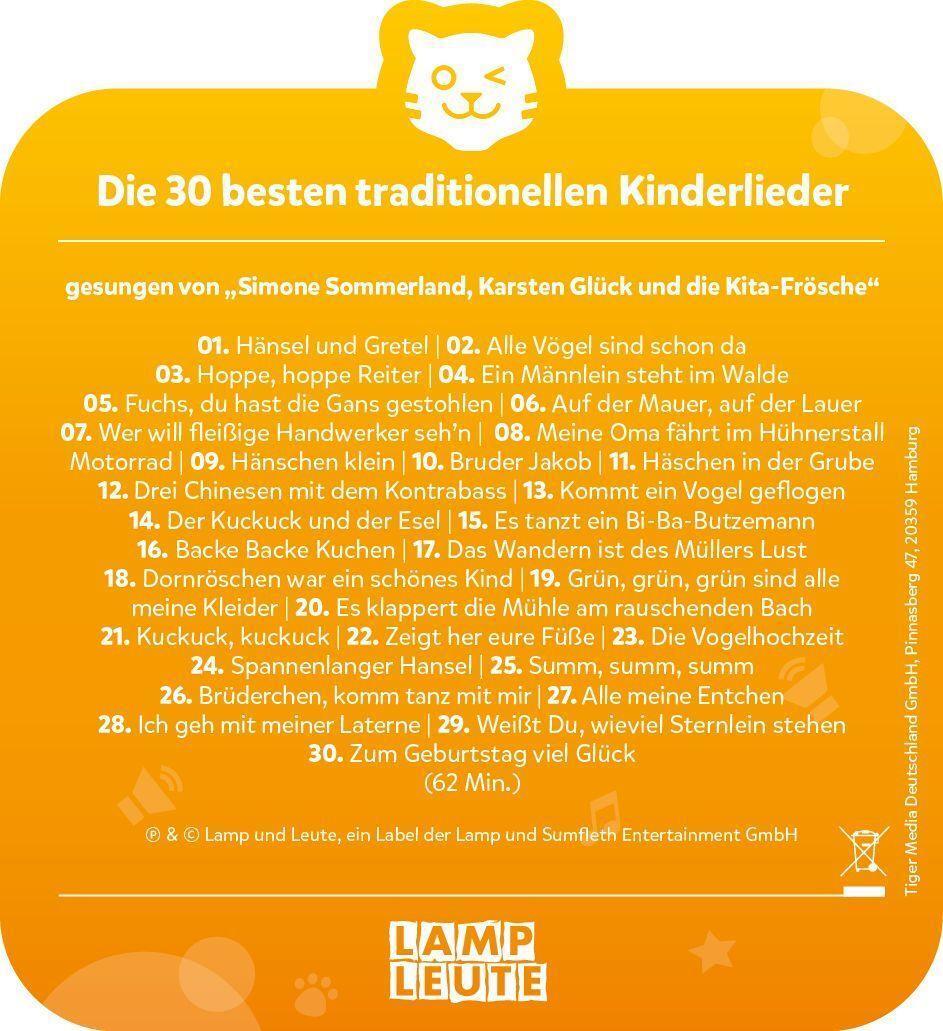 Bild: 4260535481149 | tigercard - Die 30 besten traditionellen Kinderlieder | Stück | 2019