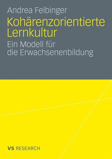 Cover: 9783531172026 | Kohärenzorientierte Lernkultur | Ein Modell für die Erwachsenenbildung