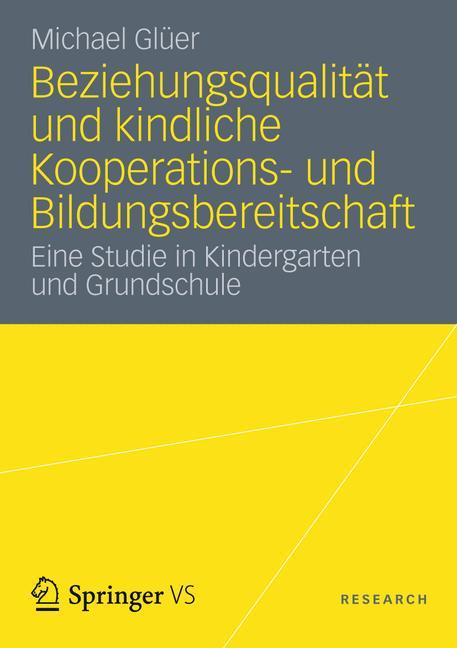 Cover: 9783531193151 | Beziehungsqualität und kindliche Kooperations- und...