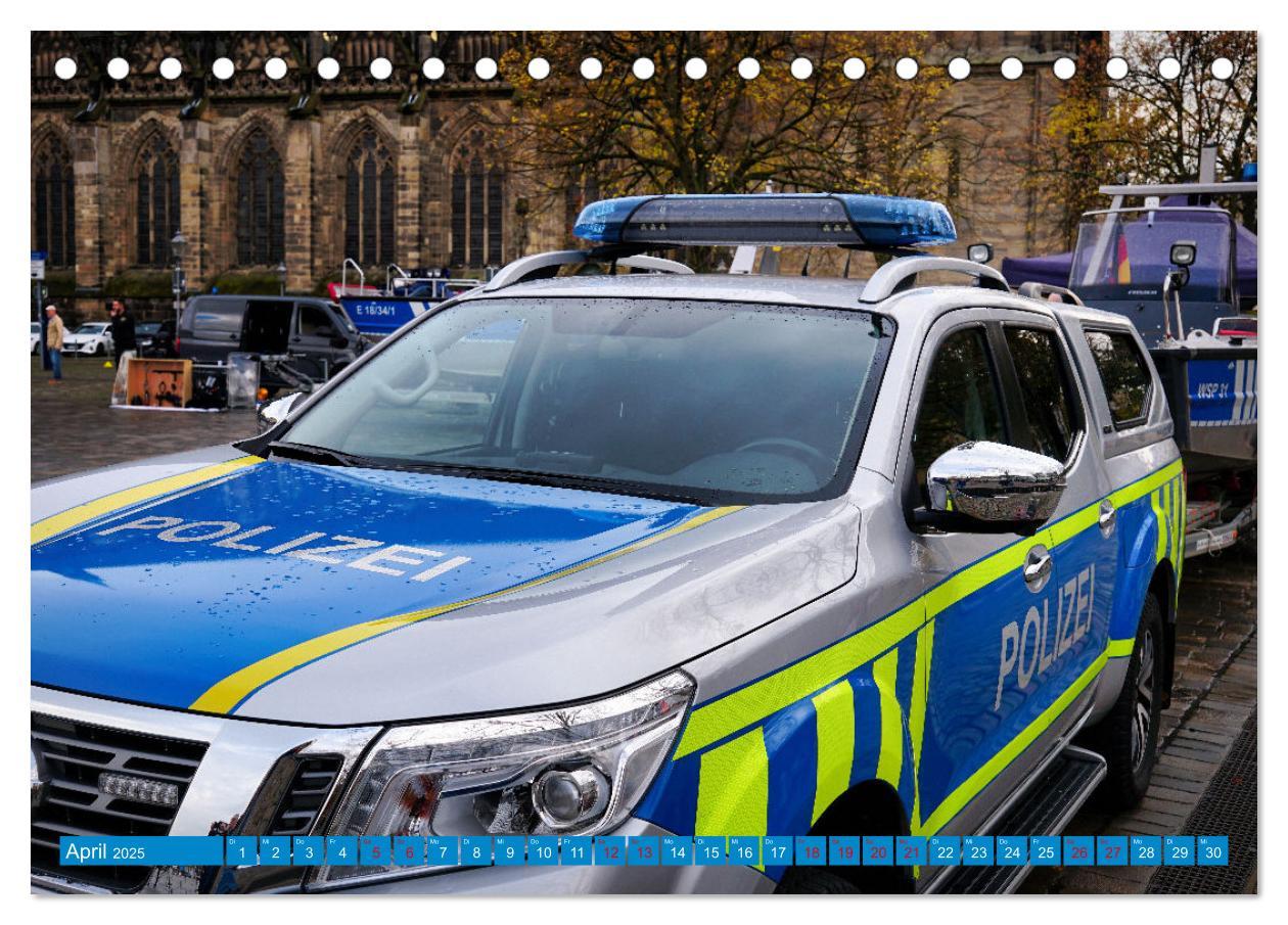 Bild: 9783383909016 | Aktionstag der Polizei (Tischkalender 2025 DIN A5 quer), CALVENDO...