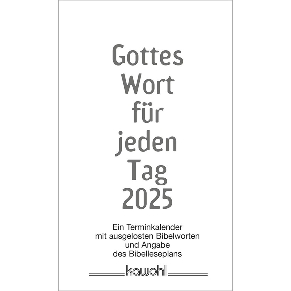 Bild: 9783754896556 | Gottes Wort für jeden Tag 2025 | Kalender | 64 S. | Deutsch | 2025