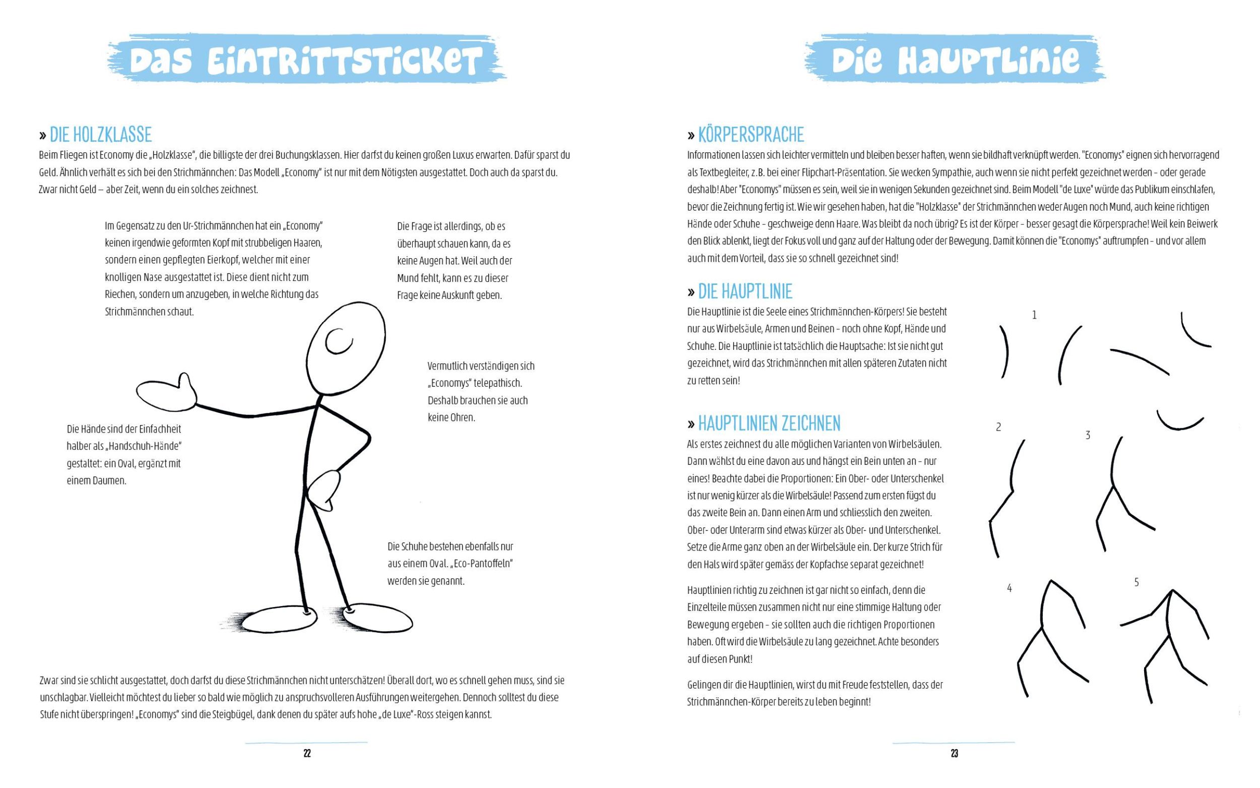 Bild: 9783863554828 | Lebendige Strichmännchen zeichnen - Das Workbook | Andreas Tschudin