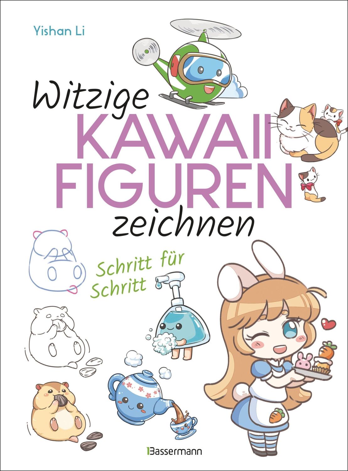 Cover: 9783809444671 | Witzige Kawaii-Figuren zeichnen Schritt für Schritt. Das...