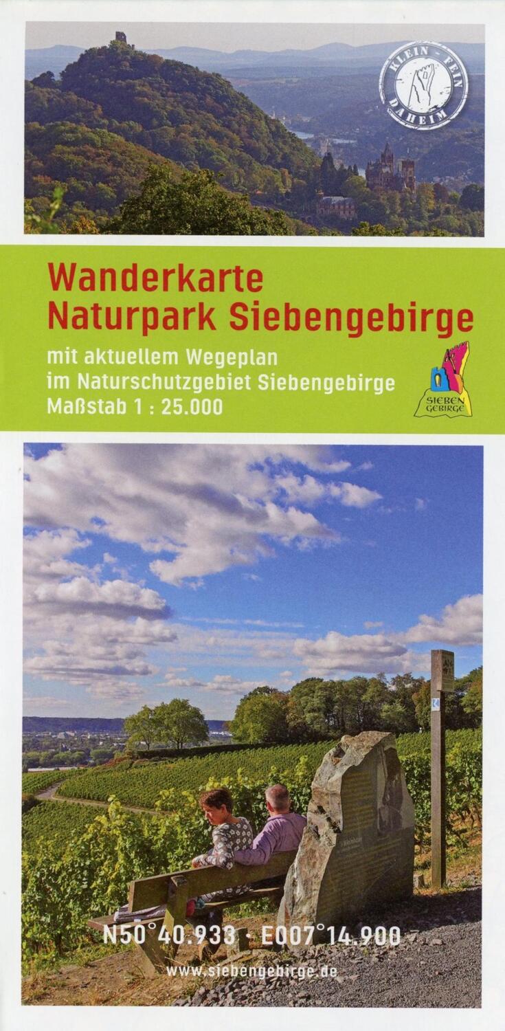 Cover: 9783866369139 | Wanderkarte Naturpark Siebengebirge 1:25.000 | (Land-)Karte | Deutsch