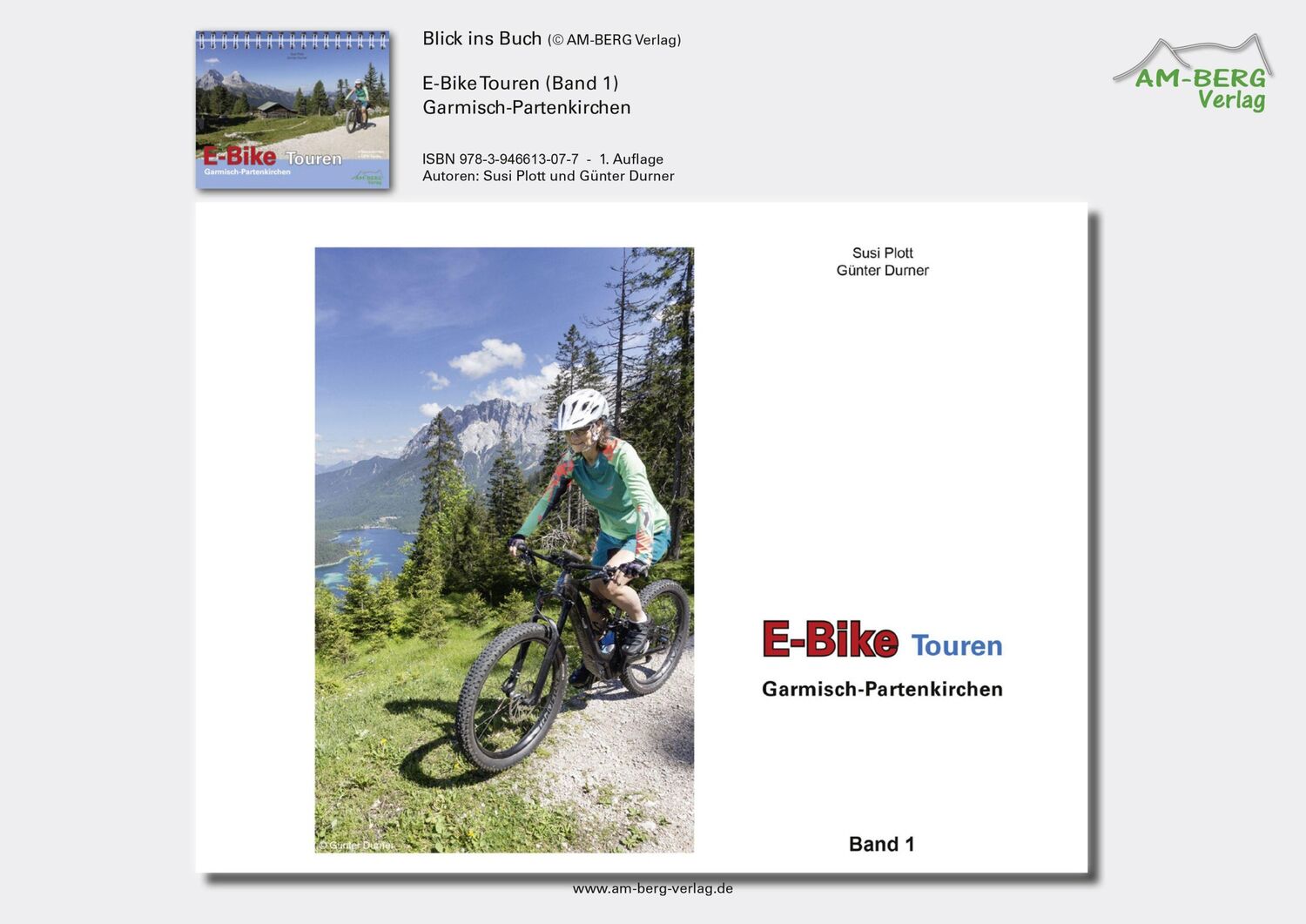 Bild: 9783946613077 | E-Bike Touren Garmisch-Partenkirchen Band 1 | Mit CD | Plott (u. a.)