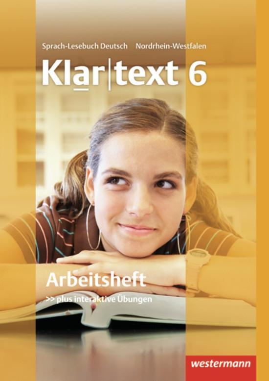 Cover: 9783141241761 | Klartext 6. Arbeitsheft mirt Lösungen. Realschulen....